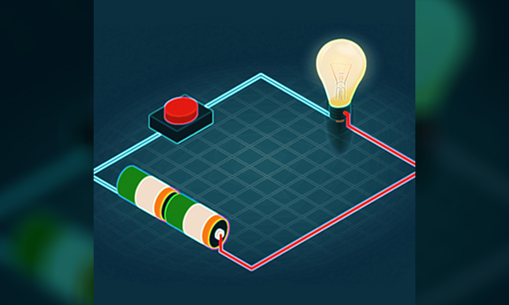 Circuito Push-button + Led