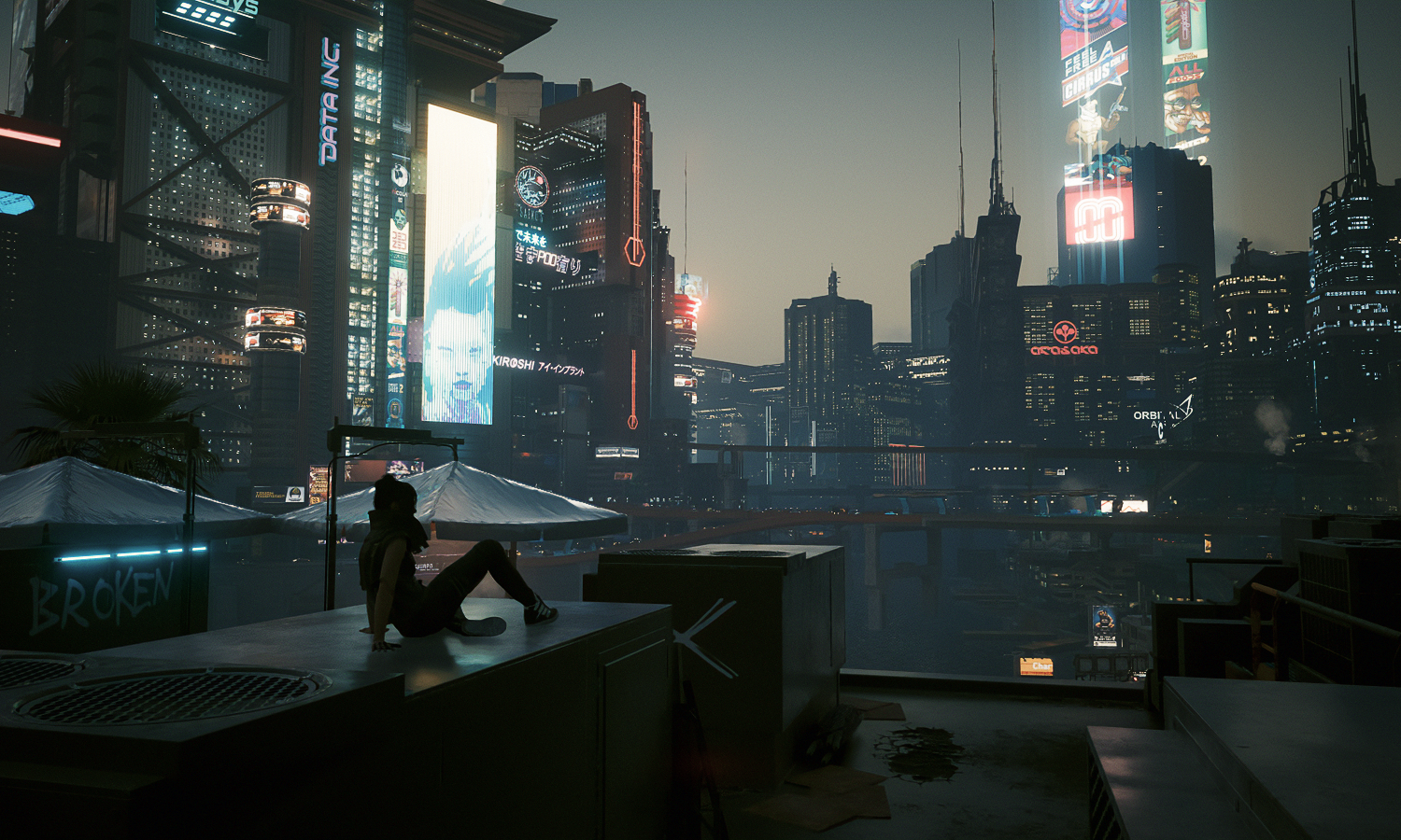Night city, Cyberpunk 2077 screenshot