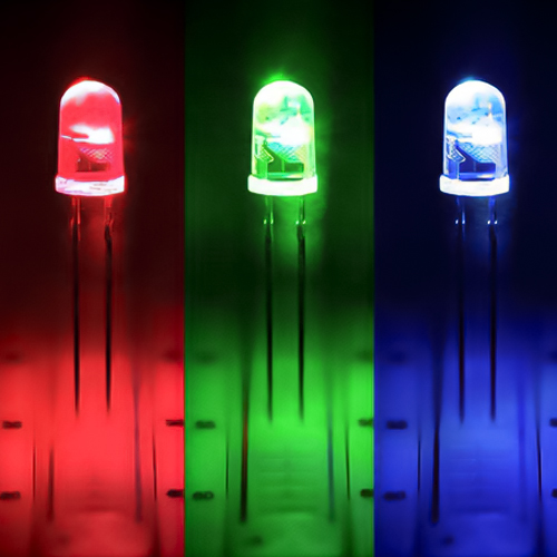 Imagem com três leds